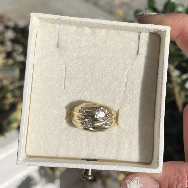 Monalia Vintage Yüzük I 14 Altın Kaplama