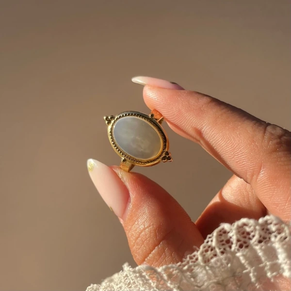 Mother of Pearl Yüzük