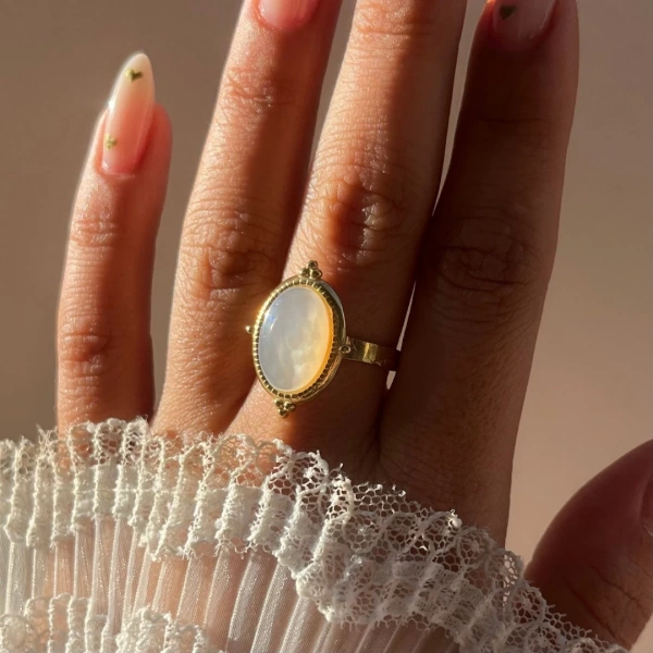 Mother of Pearl Yüzük