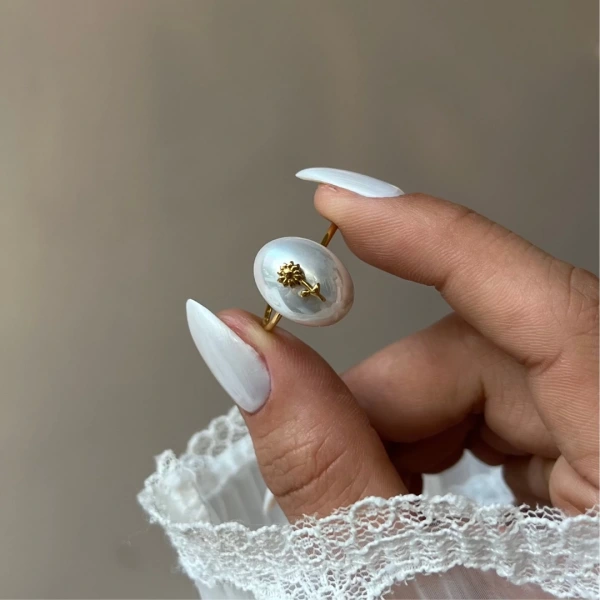 Pearl Bouquet Yüzük