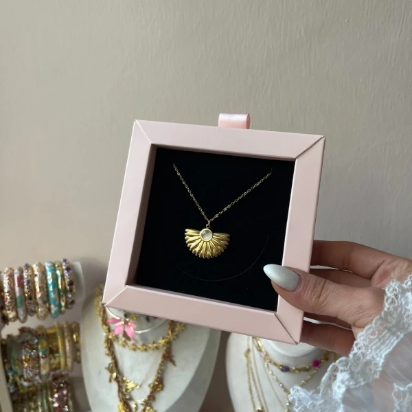 Pırıltı Bandı Kolye