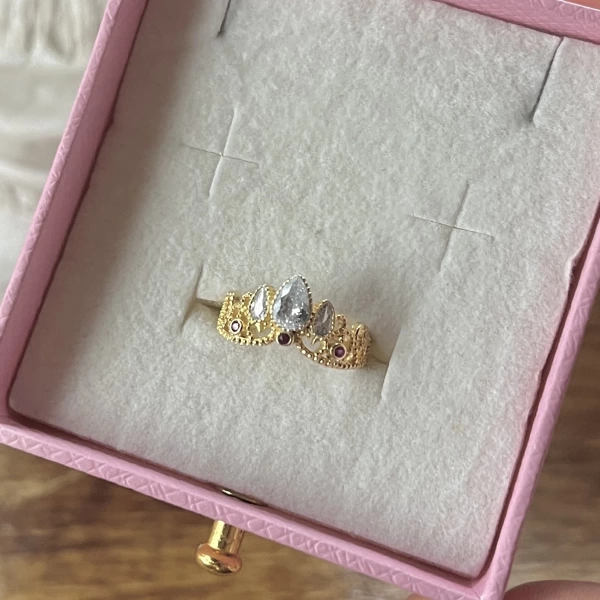 Princess Crown Yüzük I 925 Gümüş
