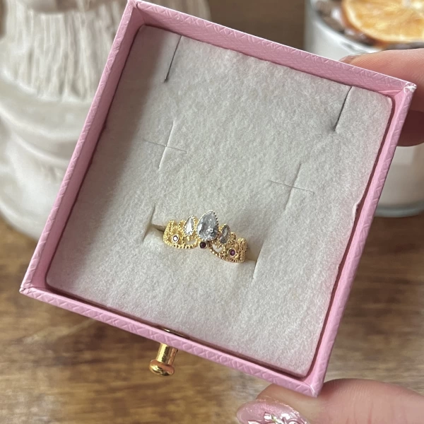 Princess Crown Yüzük I 925 Gümüş
