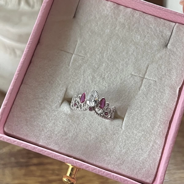 Princess Crown Yüzük I 925 Gümüş