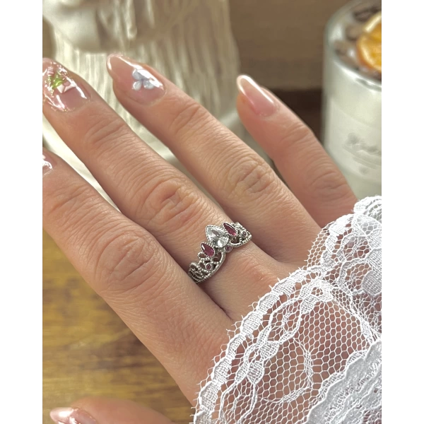 Princess Crown Yüzük I 925 Gümüş