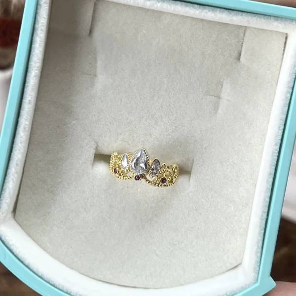Princess Crown Yüzük I 925 Gümüş
