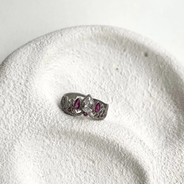 Princess Crown Yüzük I 925 Gümüş