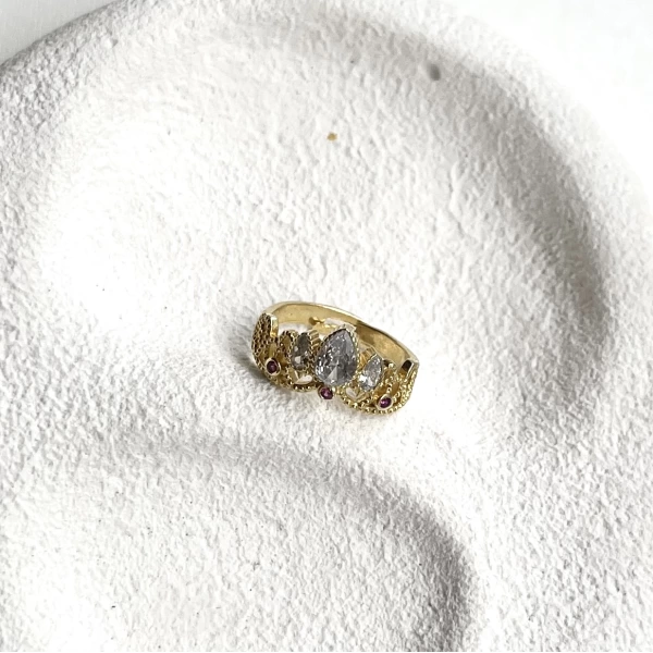 Princess Crown Yüzük I 925 Gümüş