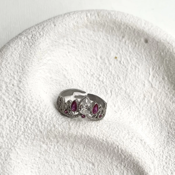 Princess Crown Yüzük I 925 Gümüş