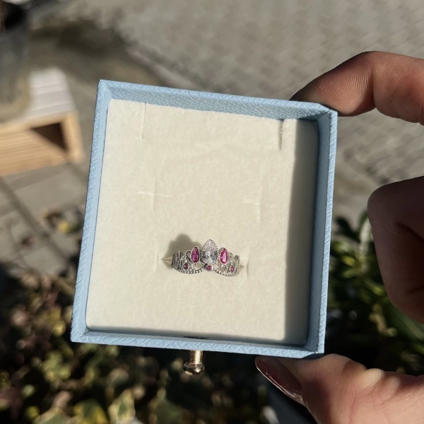 Princess Crown Yüzük I 925 Gümüş