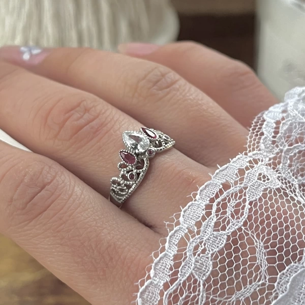 Princess Crown Yüzük I 925 Gümüş