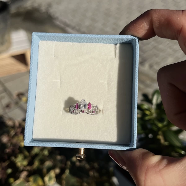 Princess Crown Yüzük I 925 Gümüş