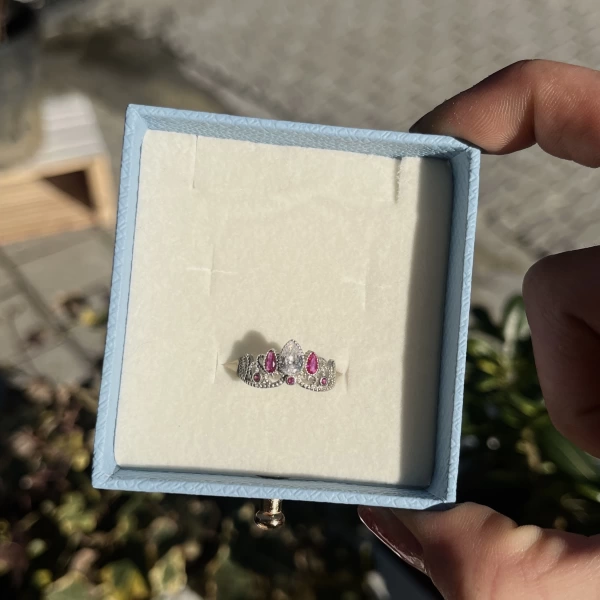 Princess Crown Yüzük I 925 Gümüş