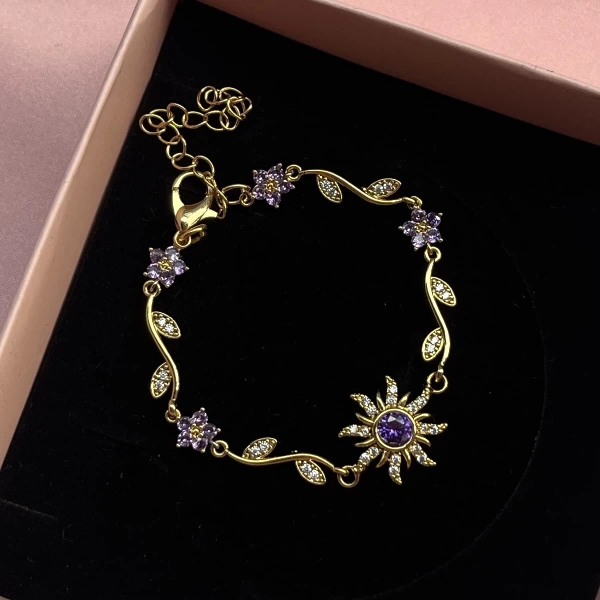 Rapunzel Sunset Bloom Bileklik ve Kolye Seti