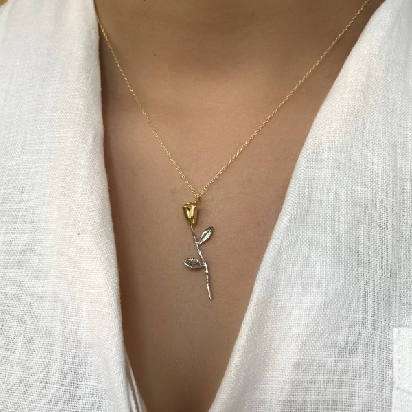 Rose Kolye | 925 Gümüş