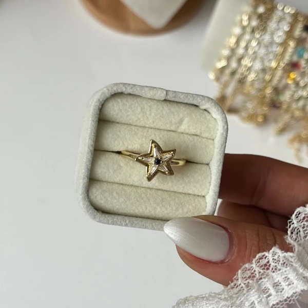Sapphire Star Yüzük
