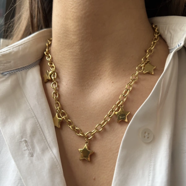 Star Burst Loop Kolye