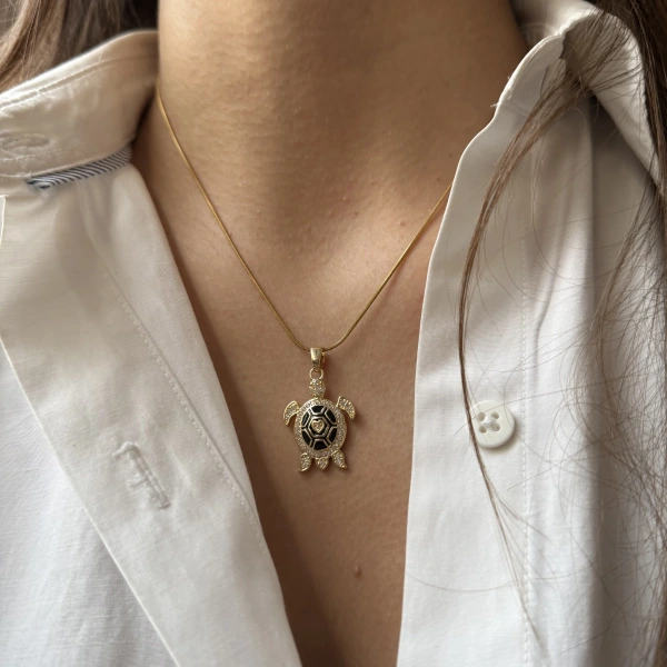Tiny Turtle Kolye