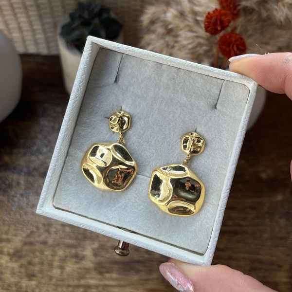 Vintage Bombe Küpe I 925 Gümüş