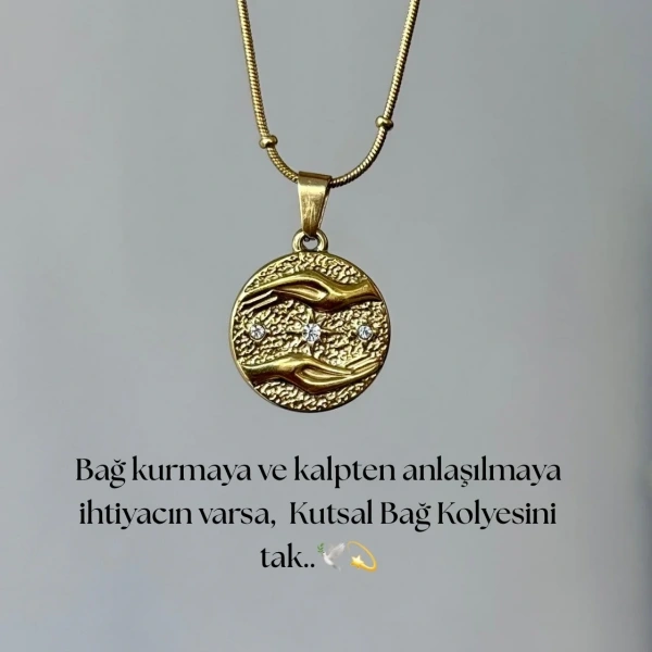 Vintage Kutsal Bağ Kolye