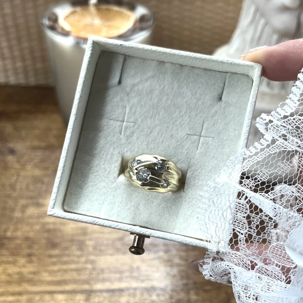 Monalia Vintage Yüzük I 14 Altın Kaplama