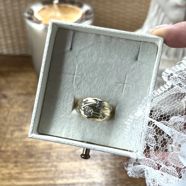 Monalia Vintage Yüzük I 14 Altın Kaplama