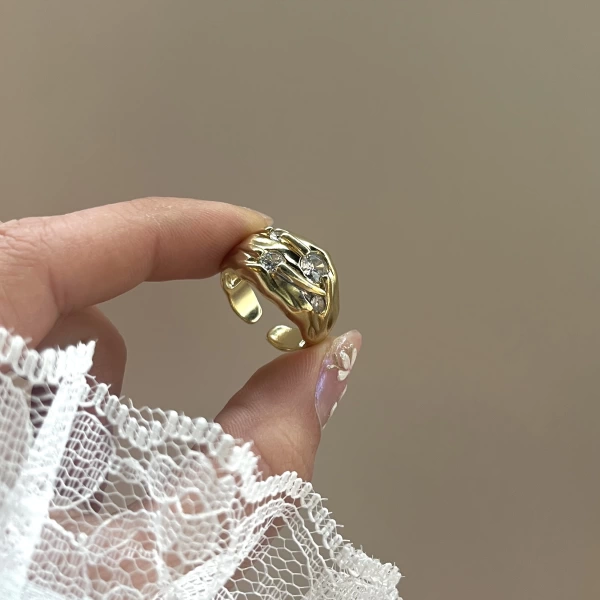 Monalia Vintage Yüzük I 14 Altın Kaplama