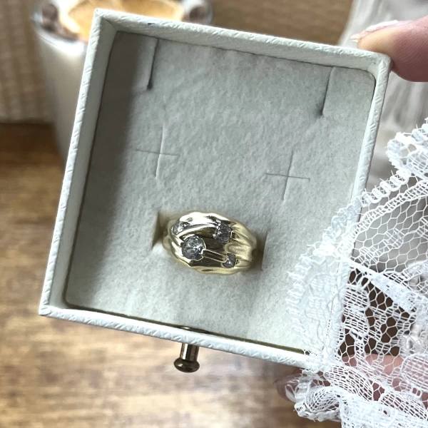 Monalia Vintage Yüzük I 14 Altın Kaplama