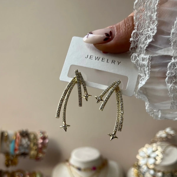 Yıldız Kayması Küpe