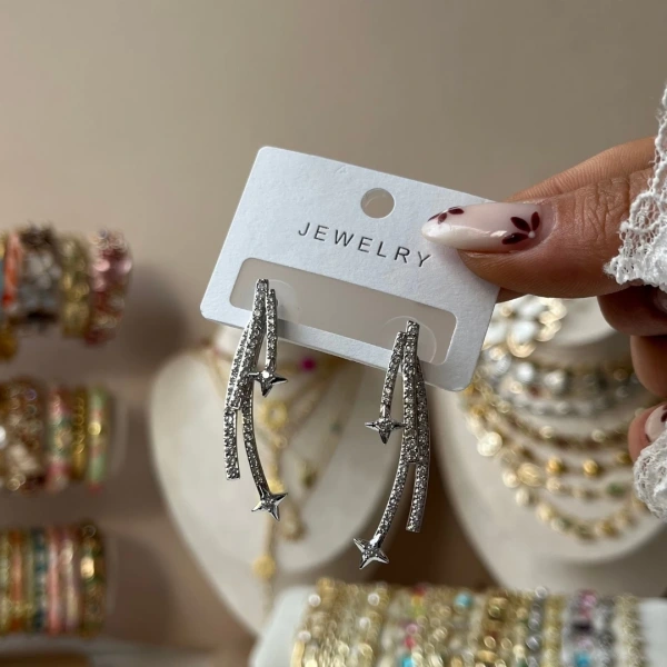 Yıldız Kayması Küpe