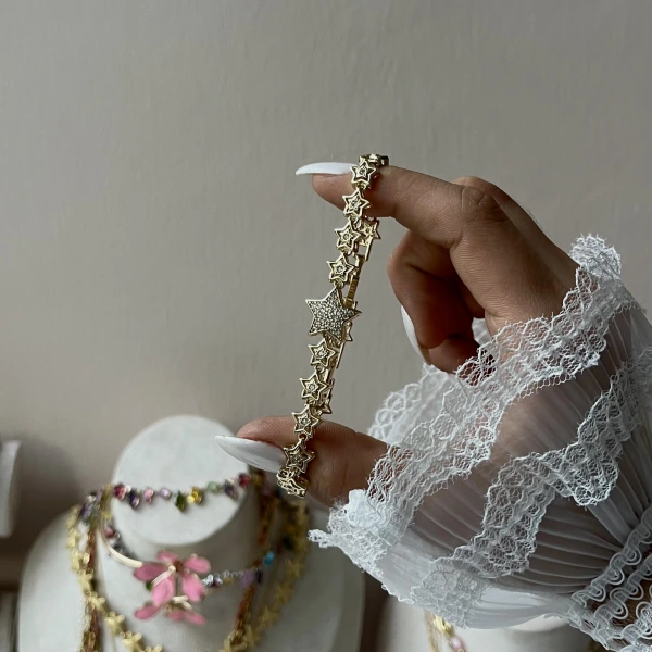 Yıldız Taneli Bileklik