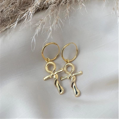Ankh Küpe