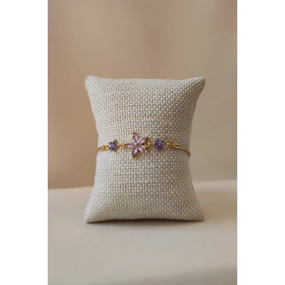 Pembe Violet Bileklik