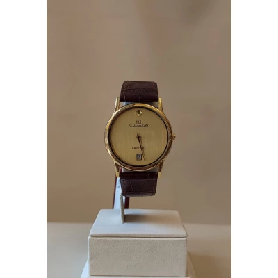 Vivaldi Bordo Kordonlu Vintage Saat