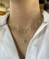 Gökyüzü Motifli Choker Kolye I 925 Gümüş