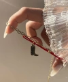 Çizme Charmlı ve Kırmızı İpli Halhal