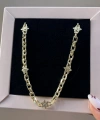 Çiçek Motifli Choker Kolye