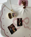 Oval Fotoğraflı Kolye