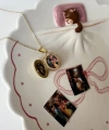 Oval Fotoğraflı Kolye