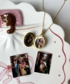 Oval Fotoğraflı Kolye