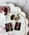 Oval Fotoğraflı Kolye