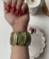 Velvet Green Gold Detaylı Bileklik