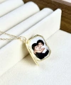 Kuzey Yıldızlı Fotoğraflı Kolye ( 1.8 cm )