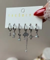 Moonlight Charm 6lı Küpe Seti