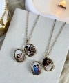 Melek Motifli Fotoğraflı Kolye ( 1.8 cm )
