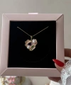 Flower Heart Kolye