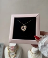 Flower Heart Kolye