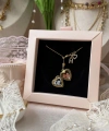 Harfli Asansörlü Fotoğraflı Kolye ( 1,5 cm )