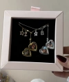 Harfli Asansörlü Fotoğraflı Kolye ( 1,5 cm )