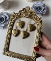 Desenli Kalp Fotoğraflı Kapaklı Kolye